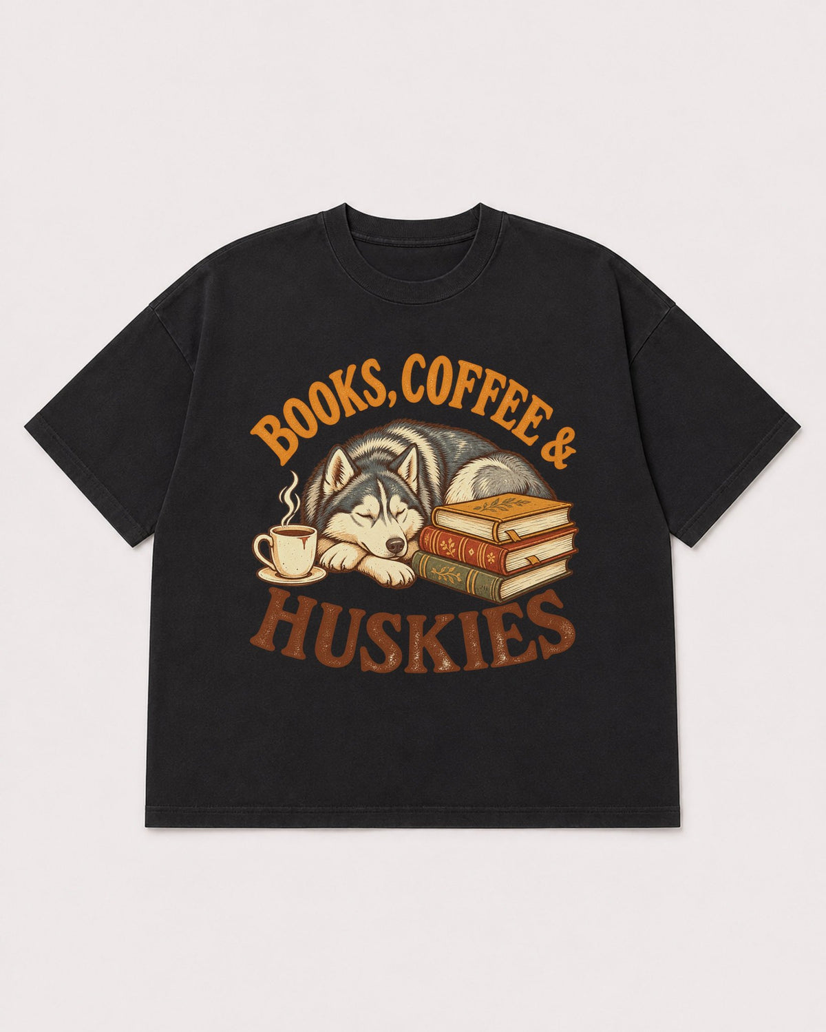 Mockup Boxy Heavyweight Tee Black product