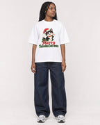 Mockup Boxy Heavyweight Tee White female full-body 04