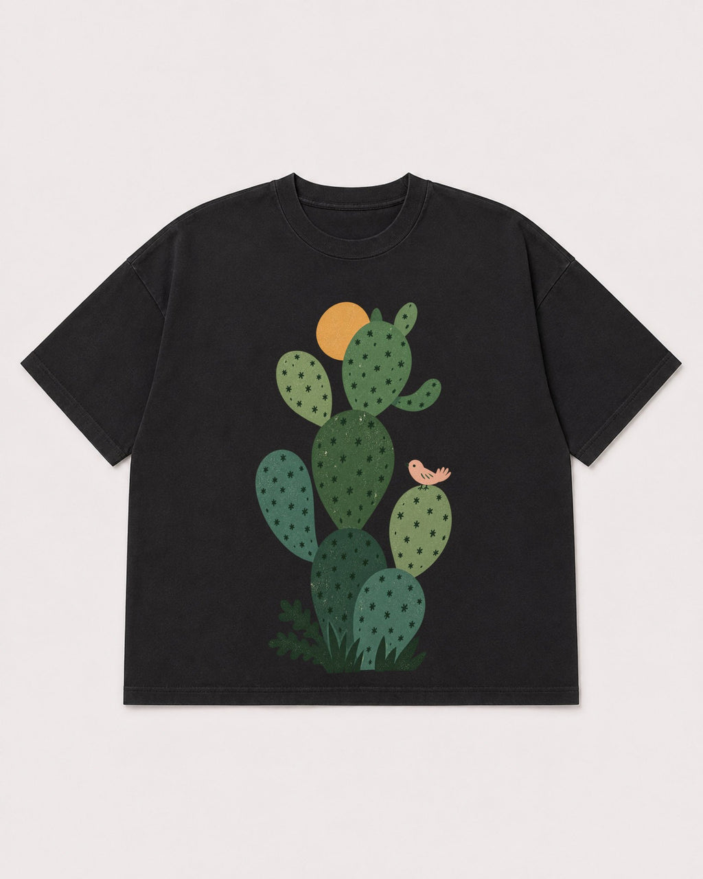 Mockup Boxy Heavyweight Tee Black product