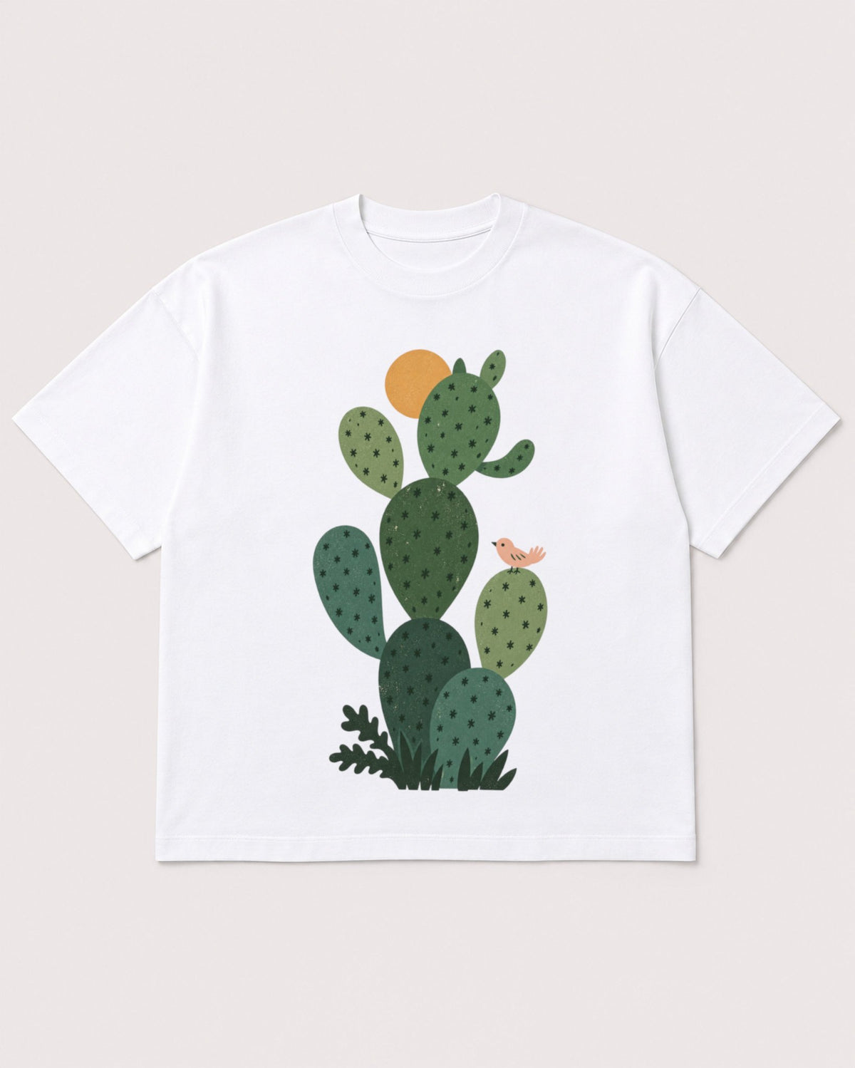 Mockup Boxy Heavyweight Tee White product