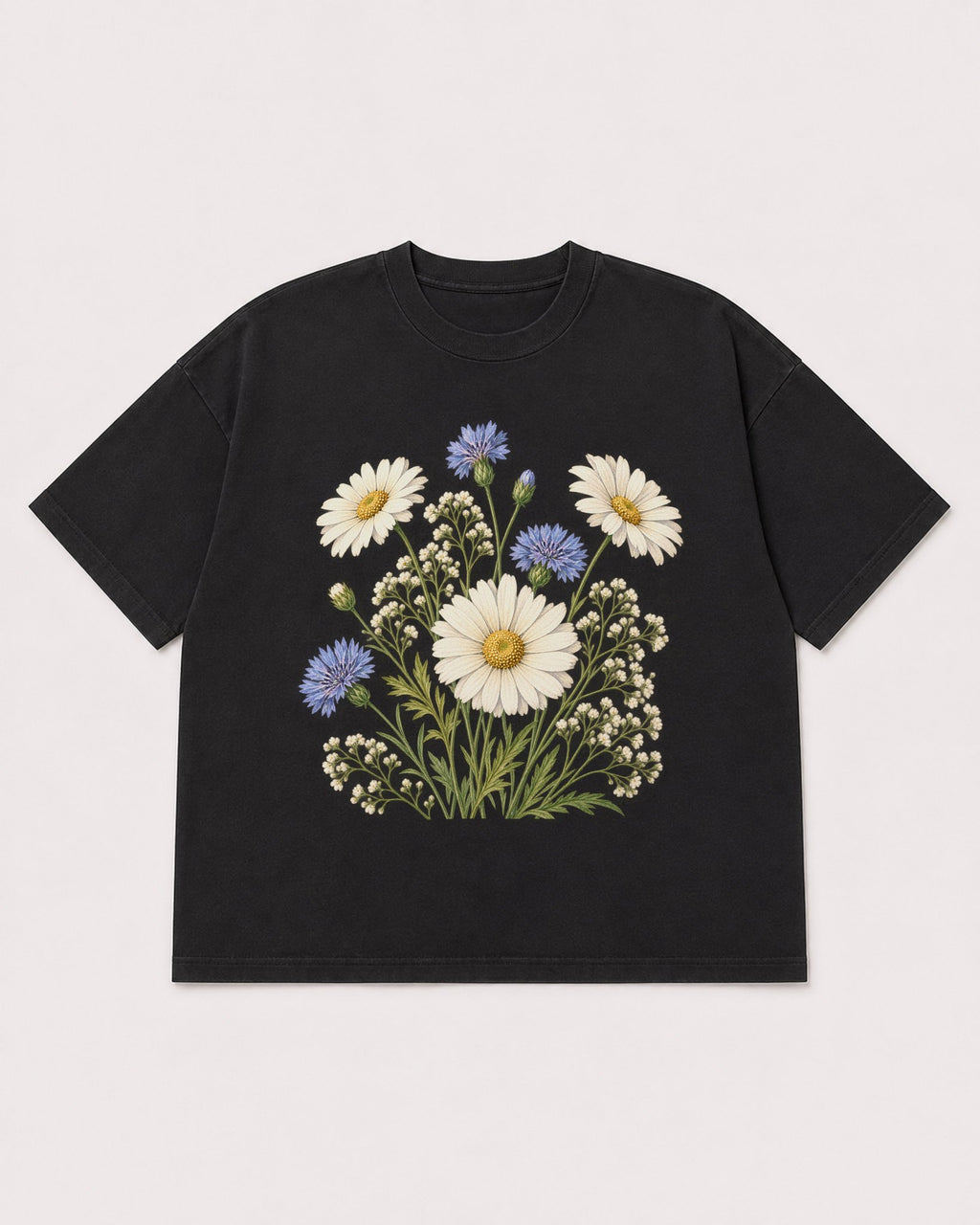 Mockup Boxy Heavyweight Tee Black product