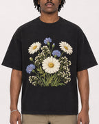 Mockup Boxy Heavyweight Tee Black male close-up 04