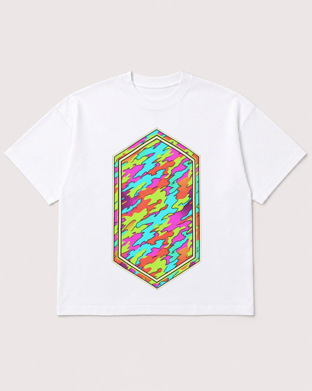 Mockup Boxy Heavyweight Tee White product