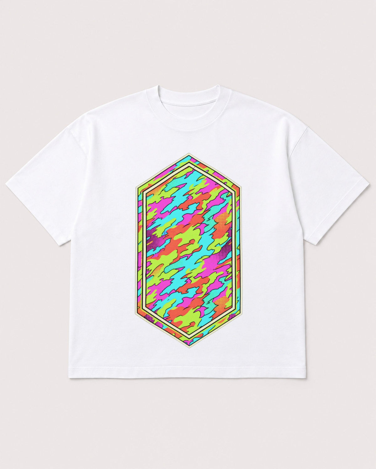 Mockup Boxy Heavyweight Tee White product