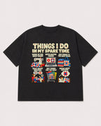 Mockup Boxy Heavyweight Tee Black product