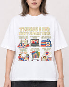 Mockup Boxy Heavyweight Tee White female close-up 33