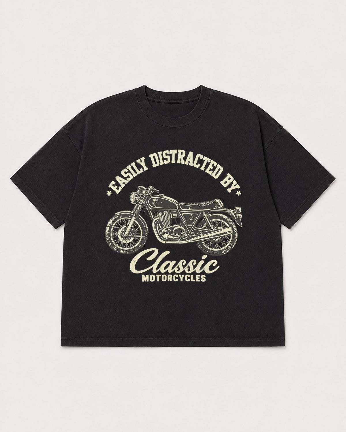 Mockup Boxy Heavyweight Tee Black product