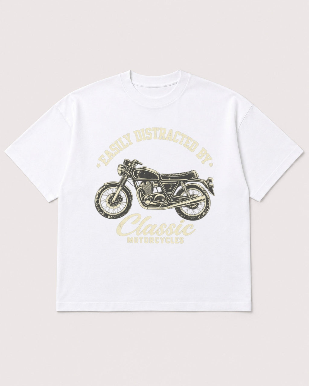 Mockup Boxy Heavyweight Tee White product
