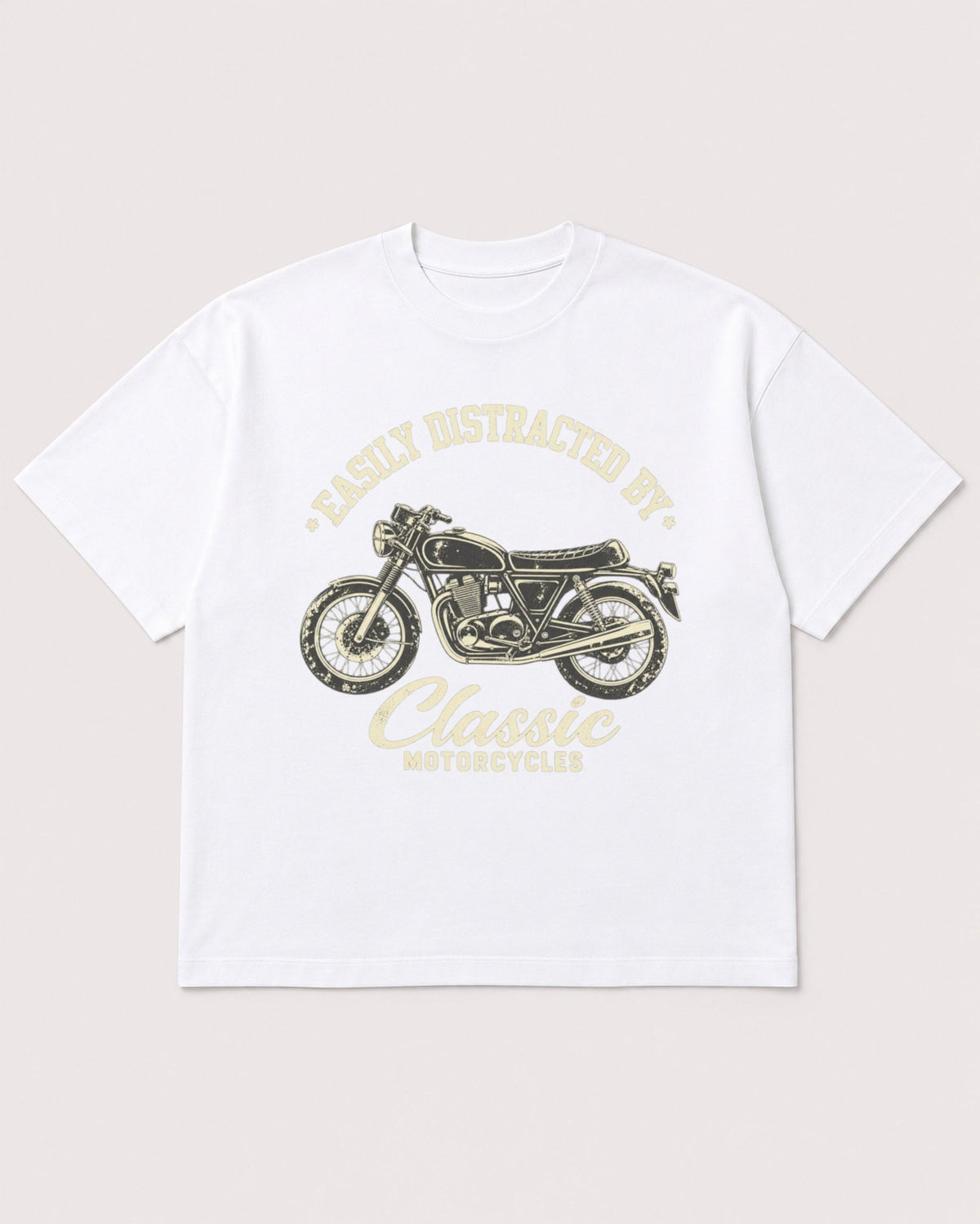 Mockup Boxy Heavyweight Tee White product