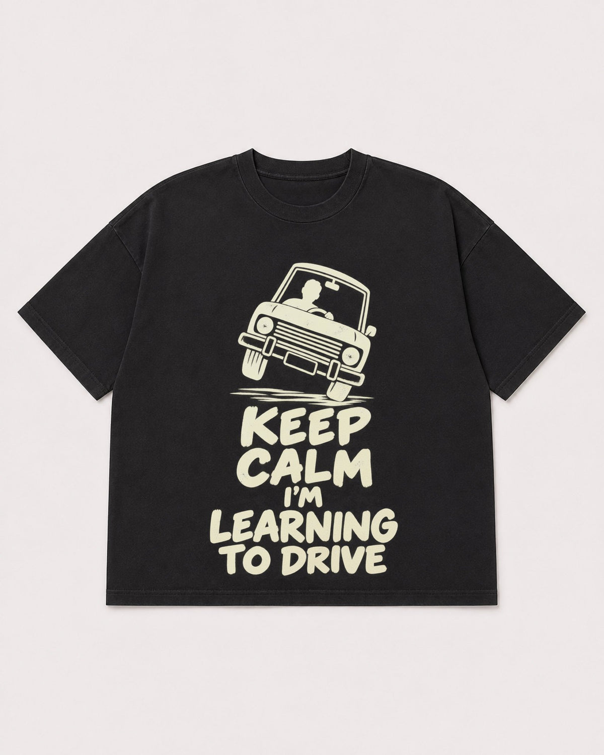 Mockup Boxy Heavyweight Tee Black product