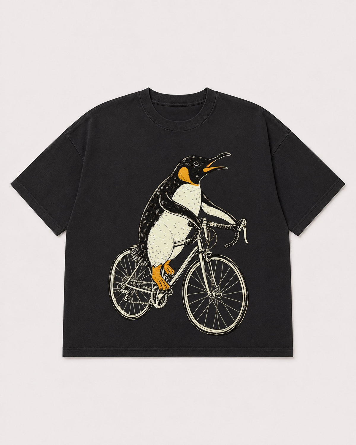 Mockup Boxy Heavyweight Tee Black product