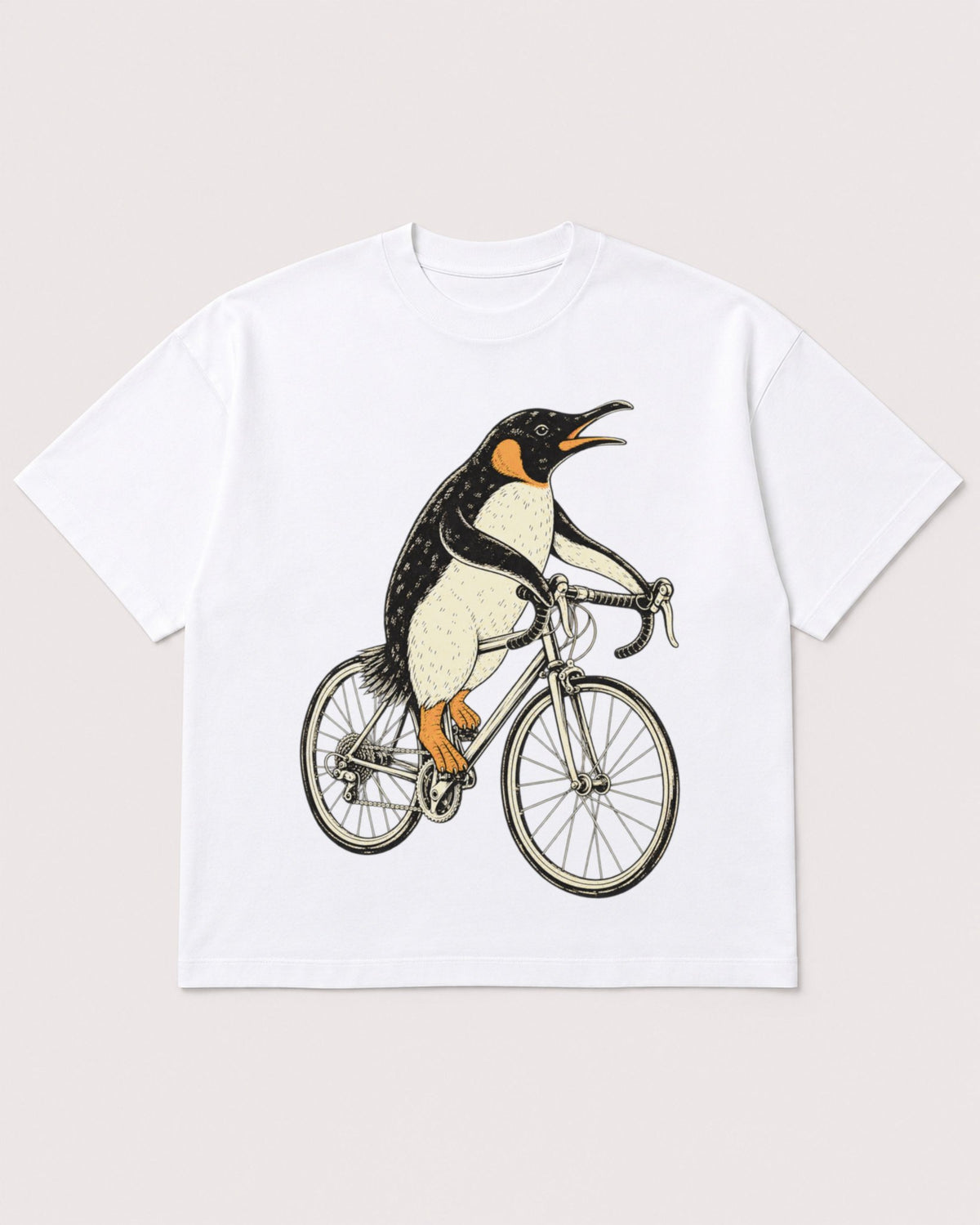 Mockup Boxy Heavyweight Tee White product