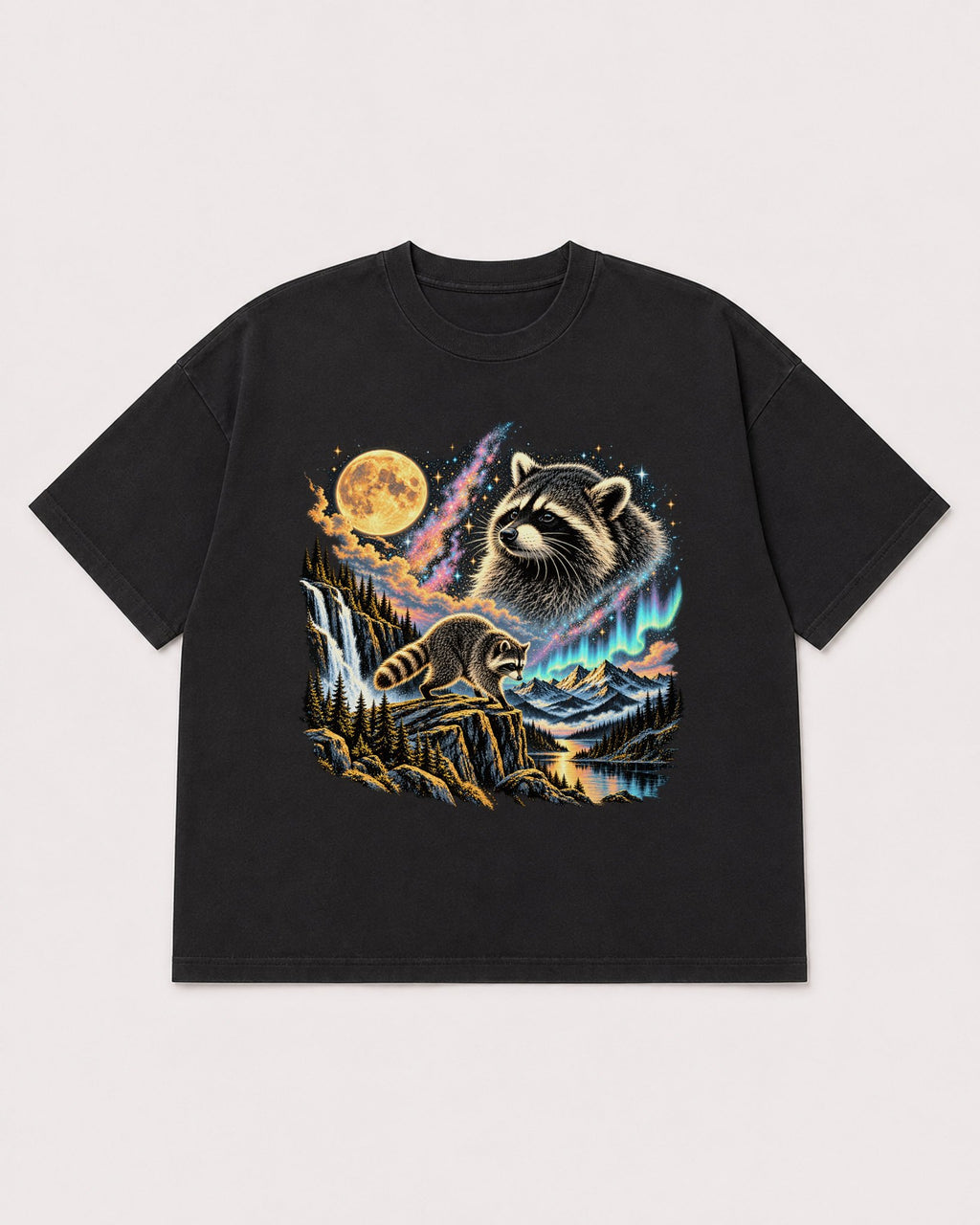 Mockup Boxy Heavyweight Tee Black product