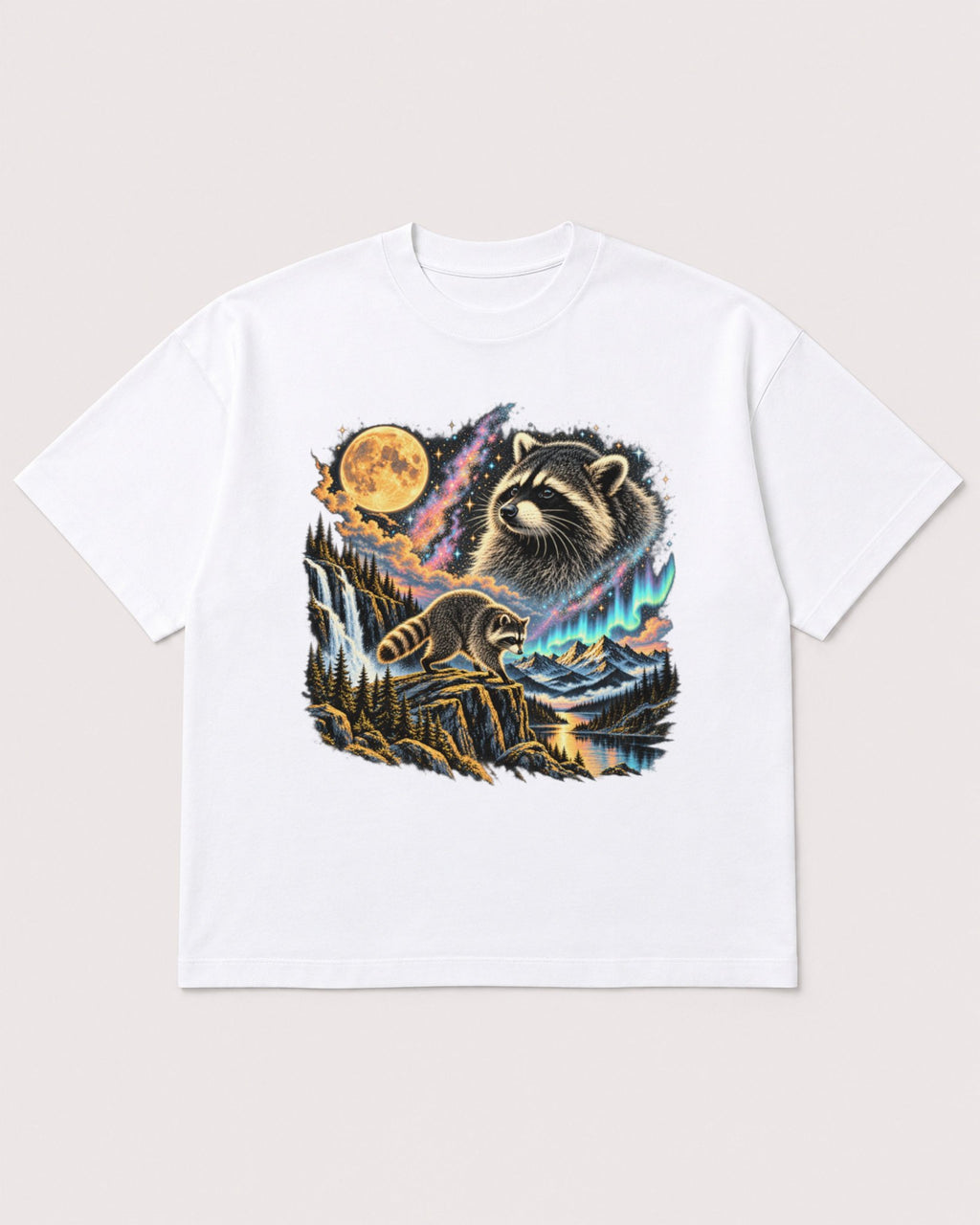 Mockup Boxy Heavyweight Tee White product