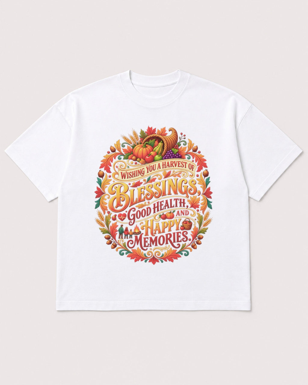 Mockup Boxy Heavyweight Tee White product