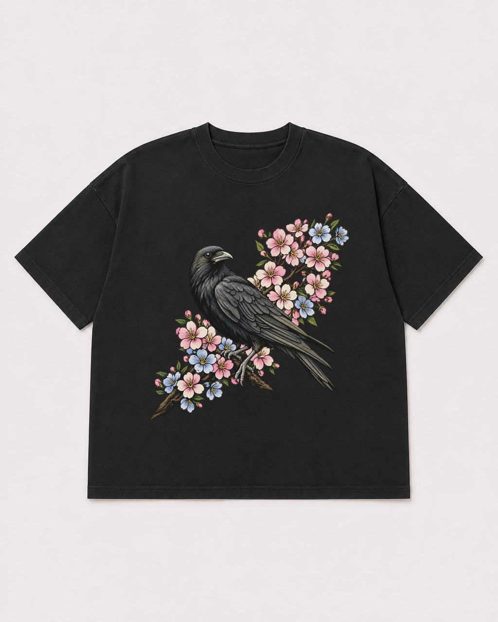 Mockup Boxy Heavyweight Tee Black product