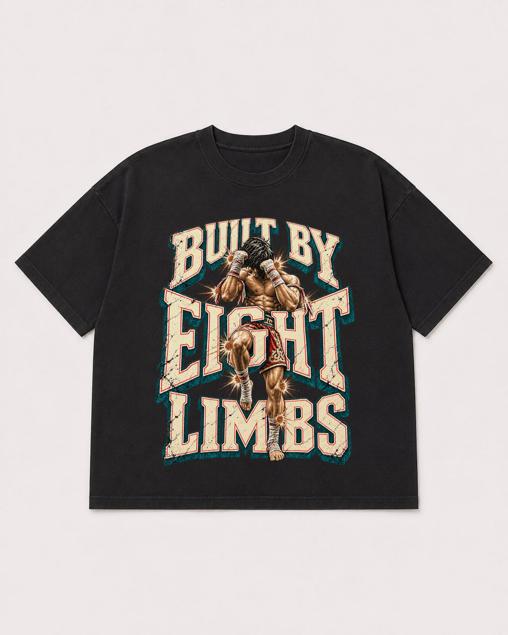Mockup Boxy Heavyweight Tee Black product
