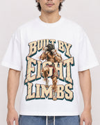 Mockup Boxy Heavyweight Tee White male close-up 03