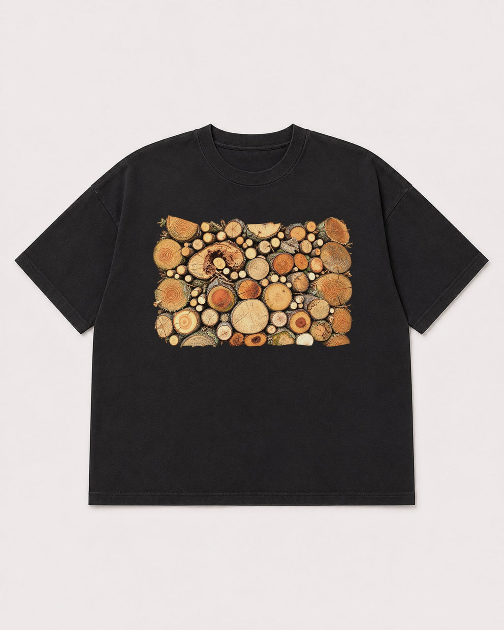 Mockup Boxy Heavyweight Tee Black product