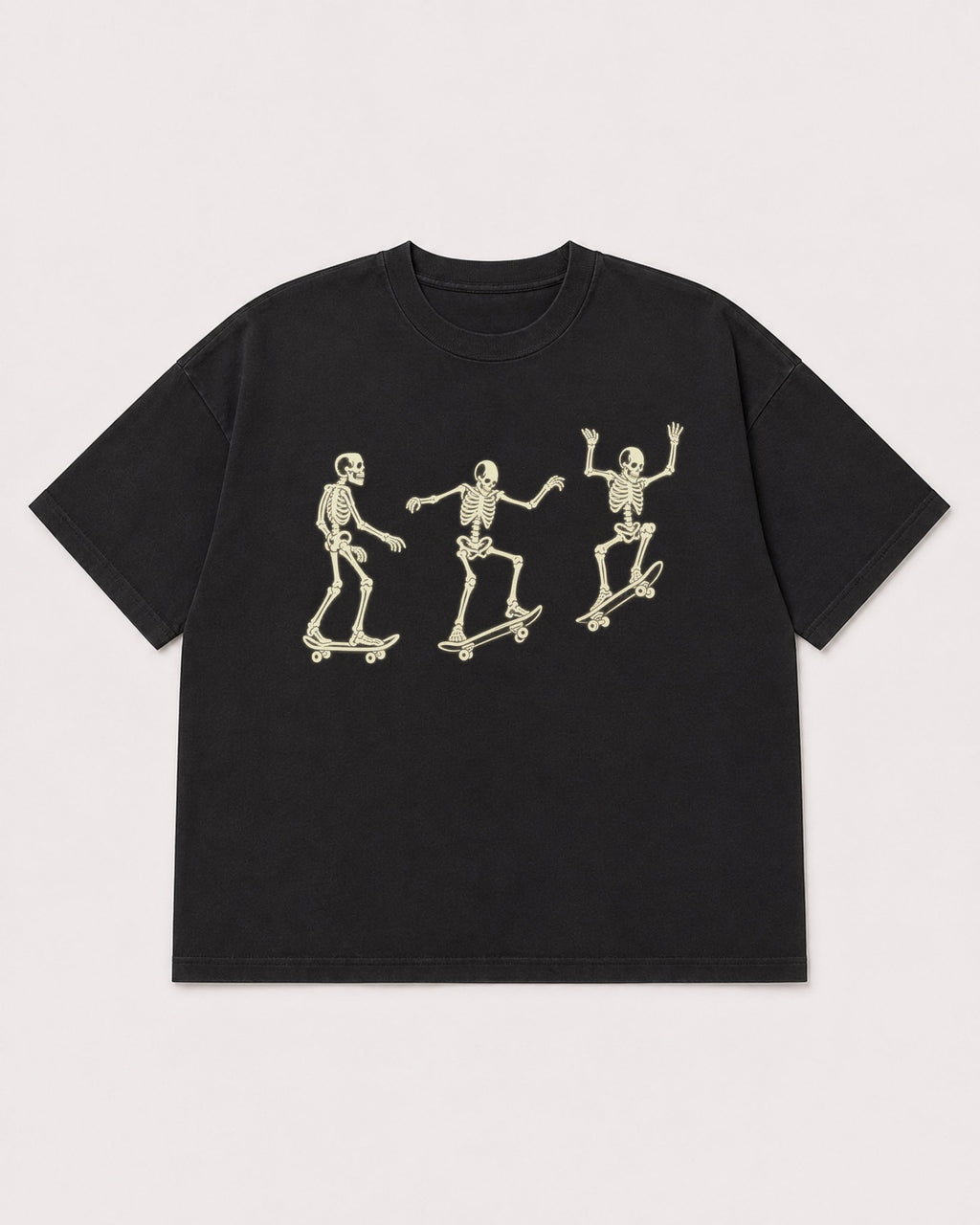 Mockup Boxy Heavyweight Tee Black product