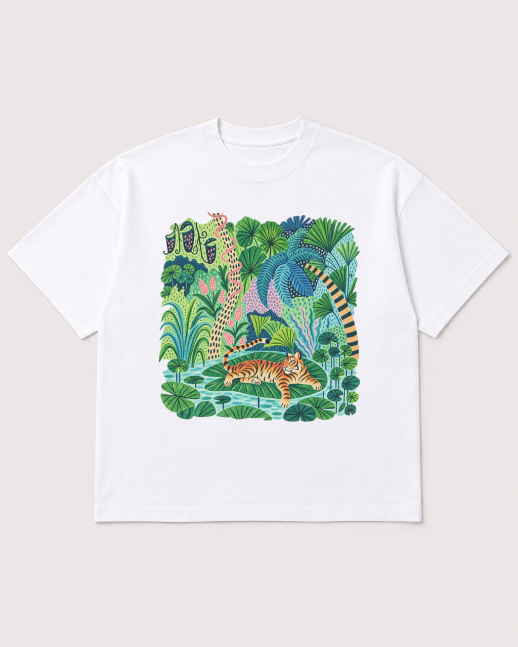 Mockup Boxy Heavyweight Tee White product