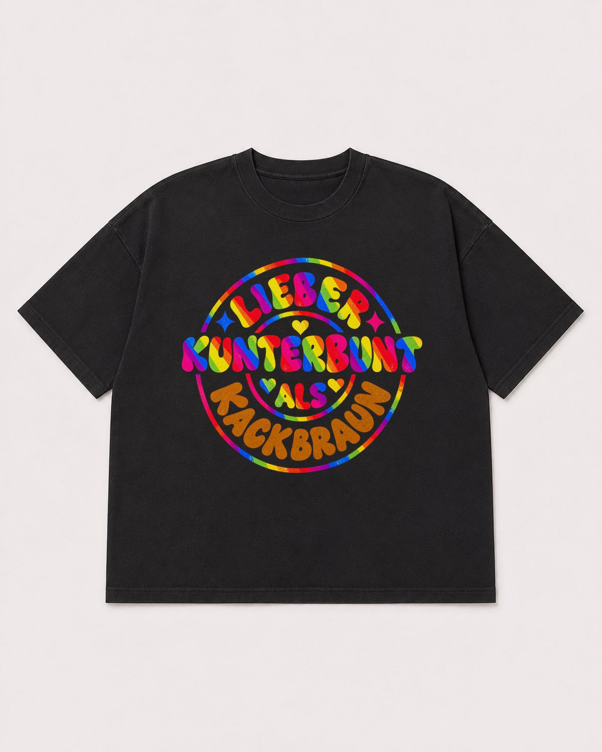 Mockup Boxy Heavyweight Tee Black product