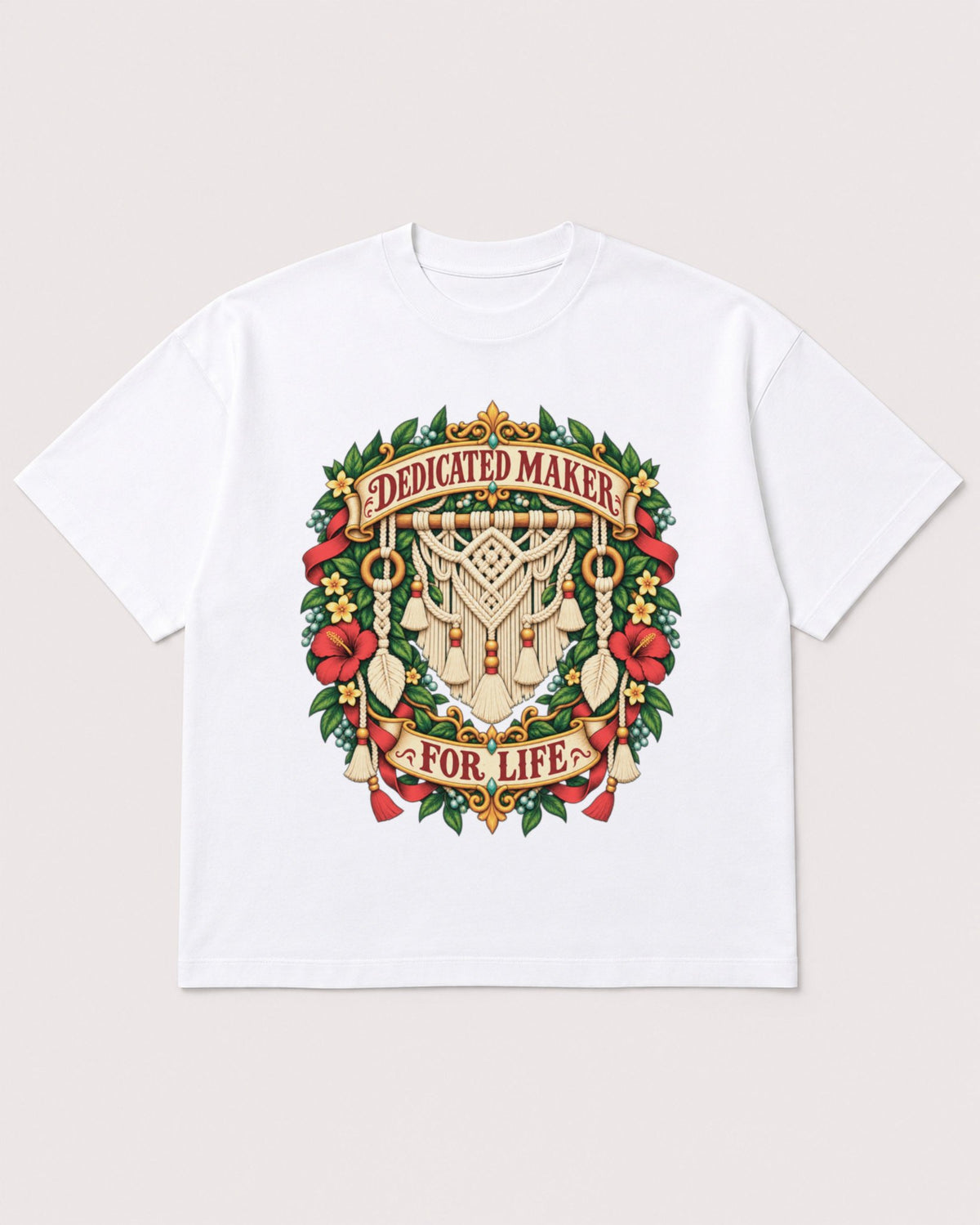 Mockup Boxy Heavyweight Tee White product