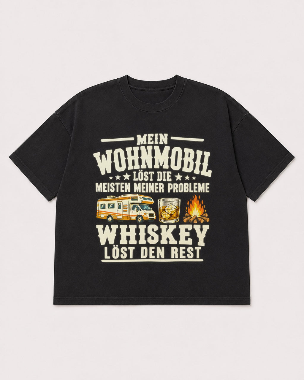 Mockup Boxy Heavyweight Tee Black product