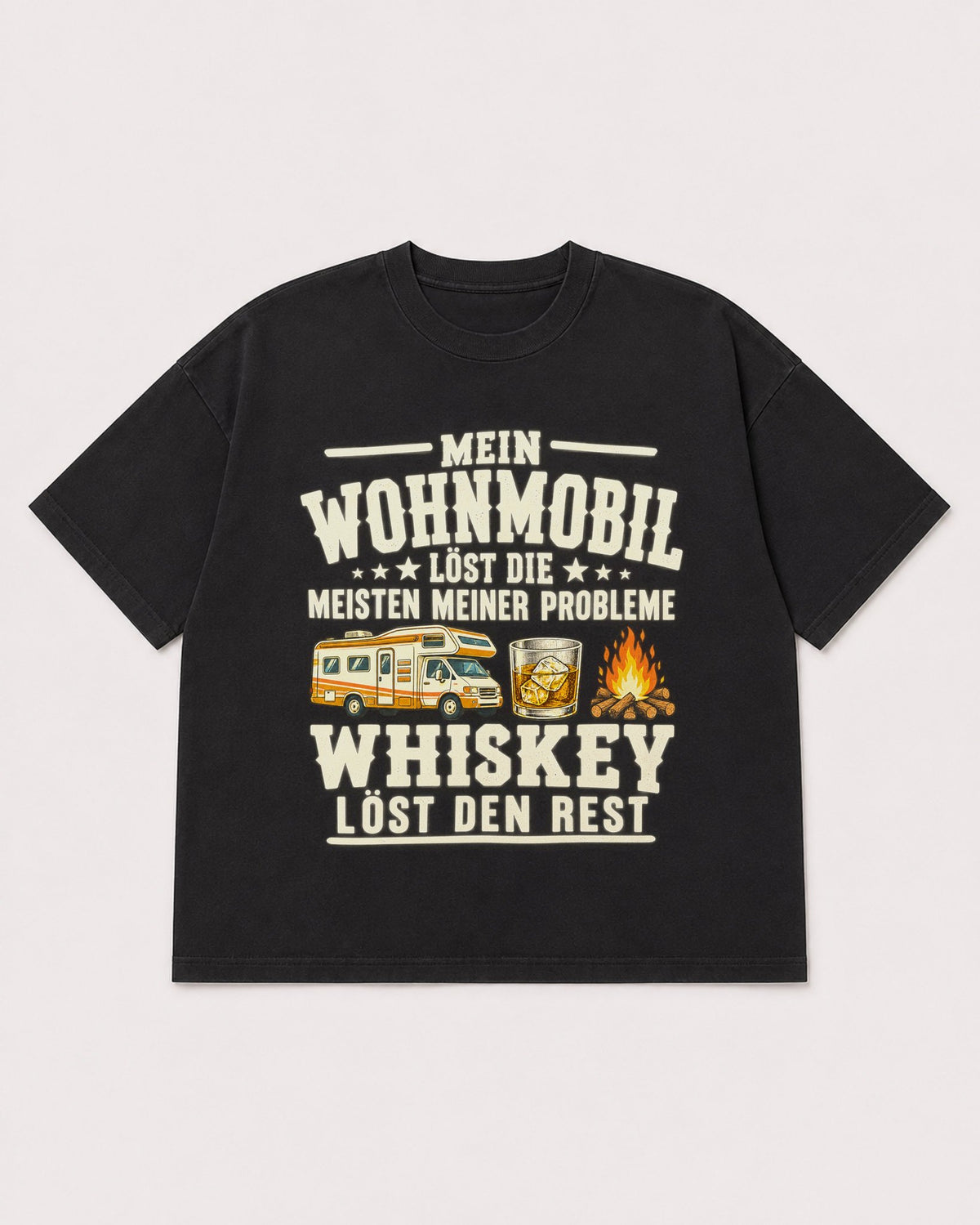 Mockup Boxy Heavyweight Tee Black product