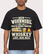 Mockup Boxy Heavyweight Tee Black male close-up 05