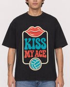 Mockup Boxy Heavyweight Tee Black male close-up 06