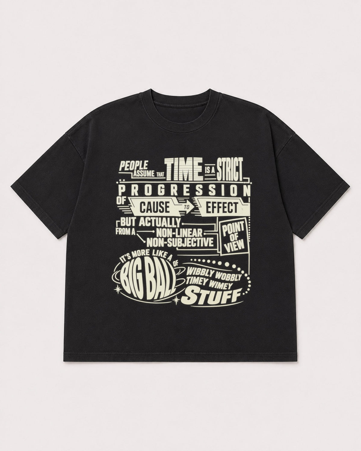Mockup Boxy Heavyweight Tee Black product