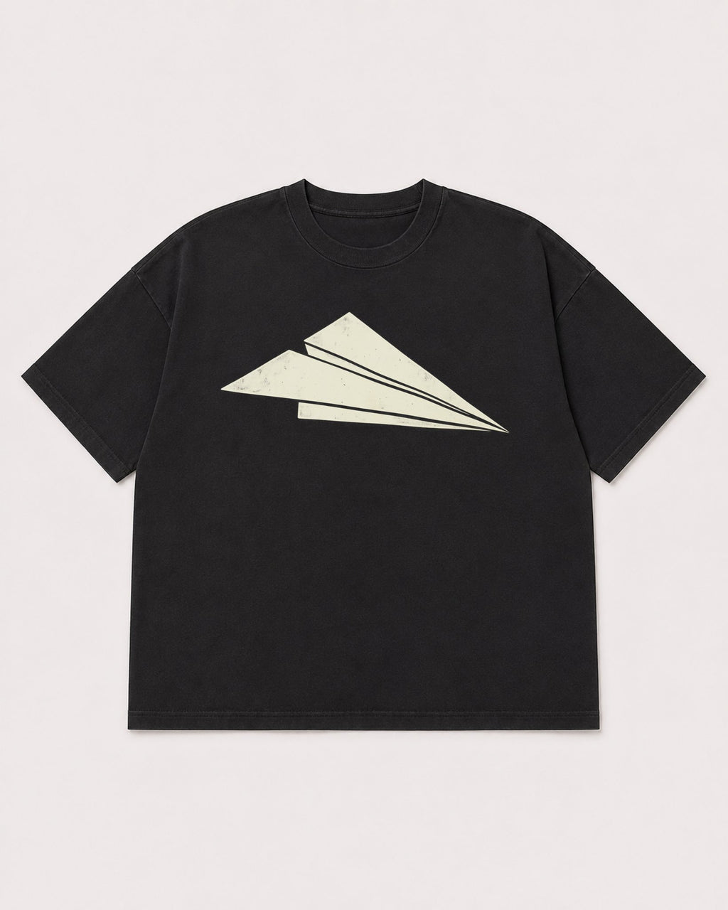 Mockup Boxy Heavyweight Tee Black product