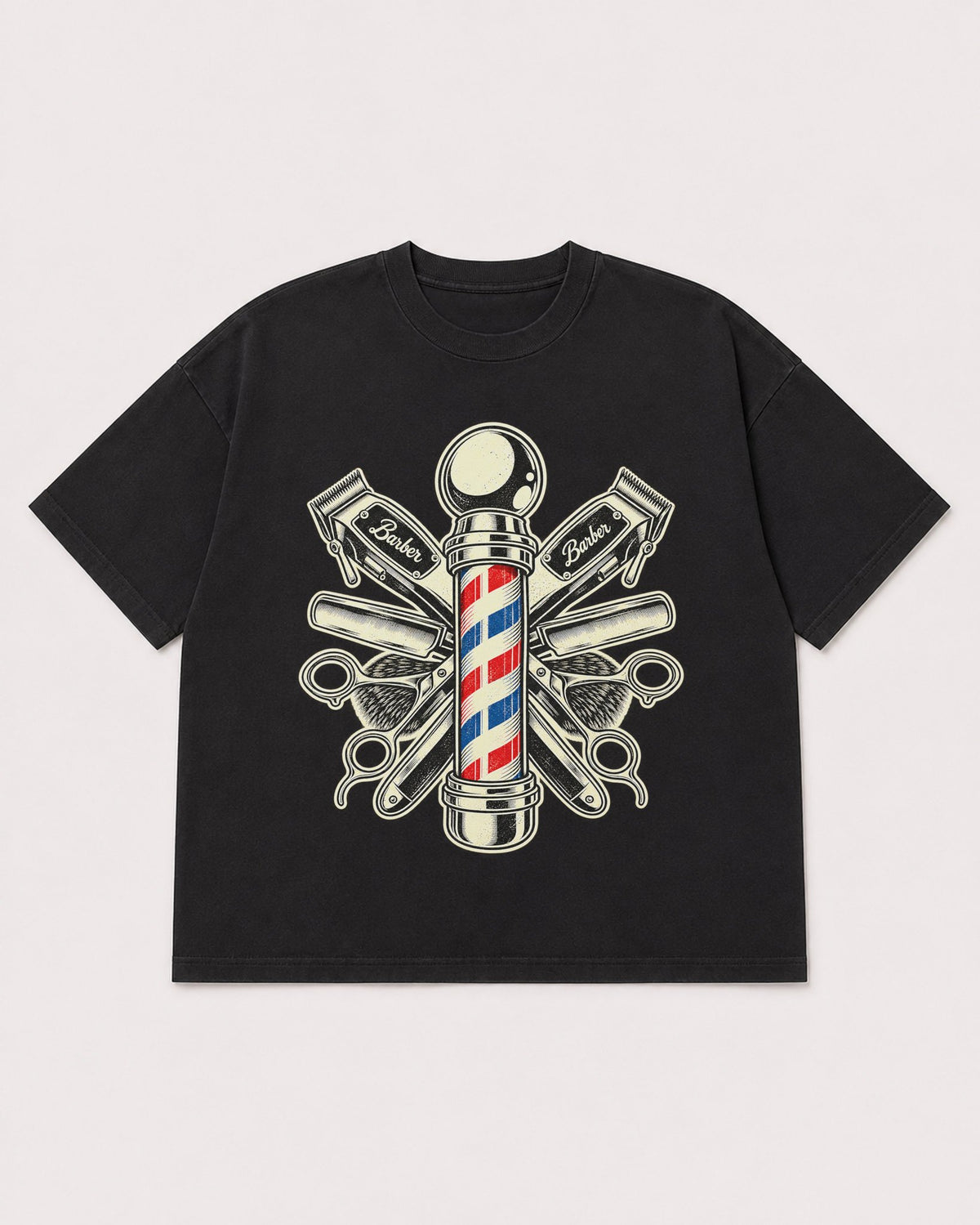 Mockup Boxy Heavyweight Tee Black product