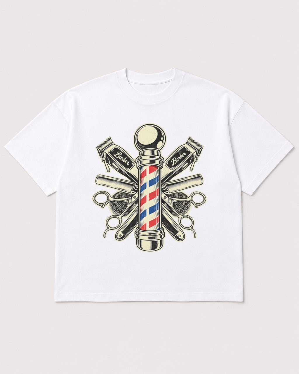 Mockup Boxy Heavyweight Tee White product