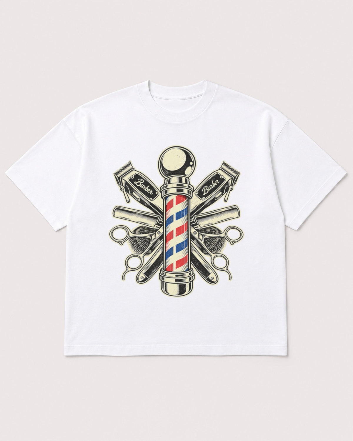 Mockup Boxy Heavyweight Tee White product