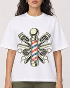 Mockup Boxy Heavyweight Tee White female close-up 07
