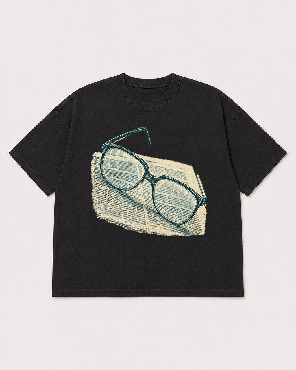 Mockup Boxy Heavyweight Tee Black product
