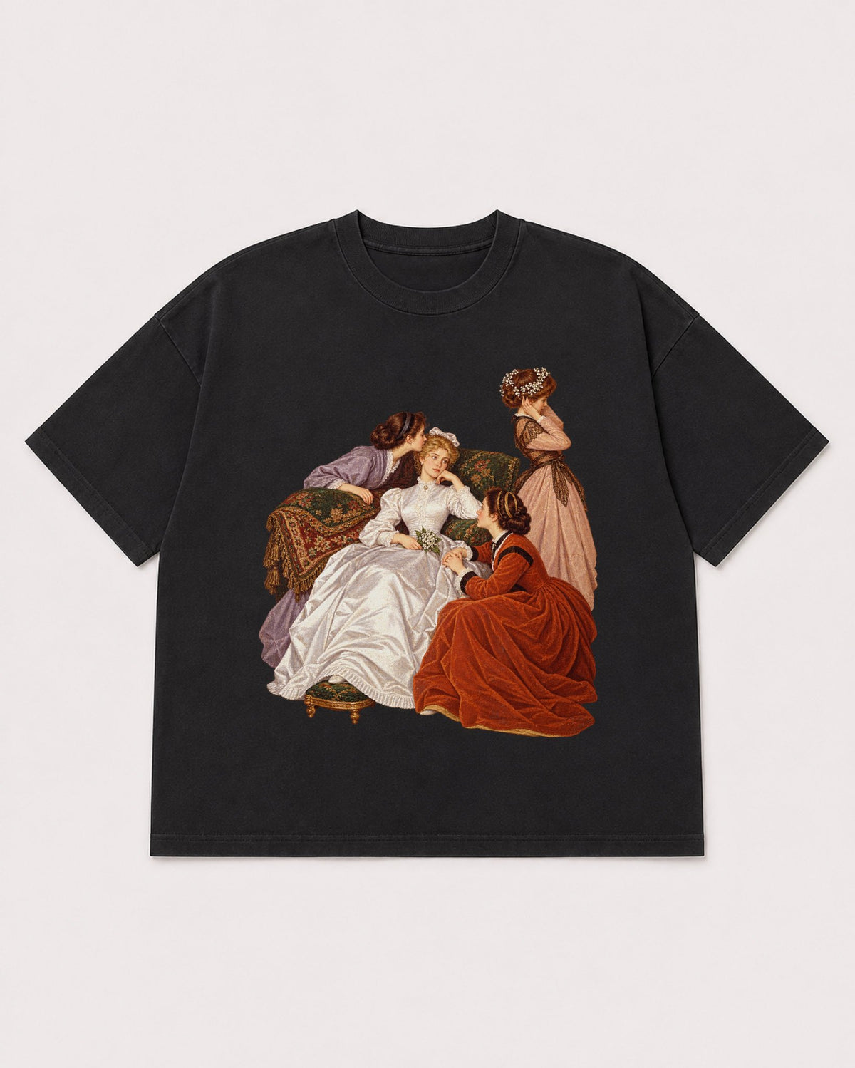 Mockup Boxy Heavyweight Tee Black product