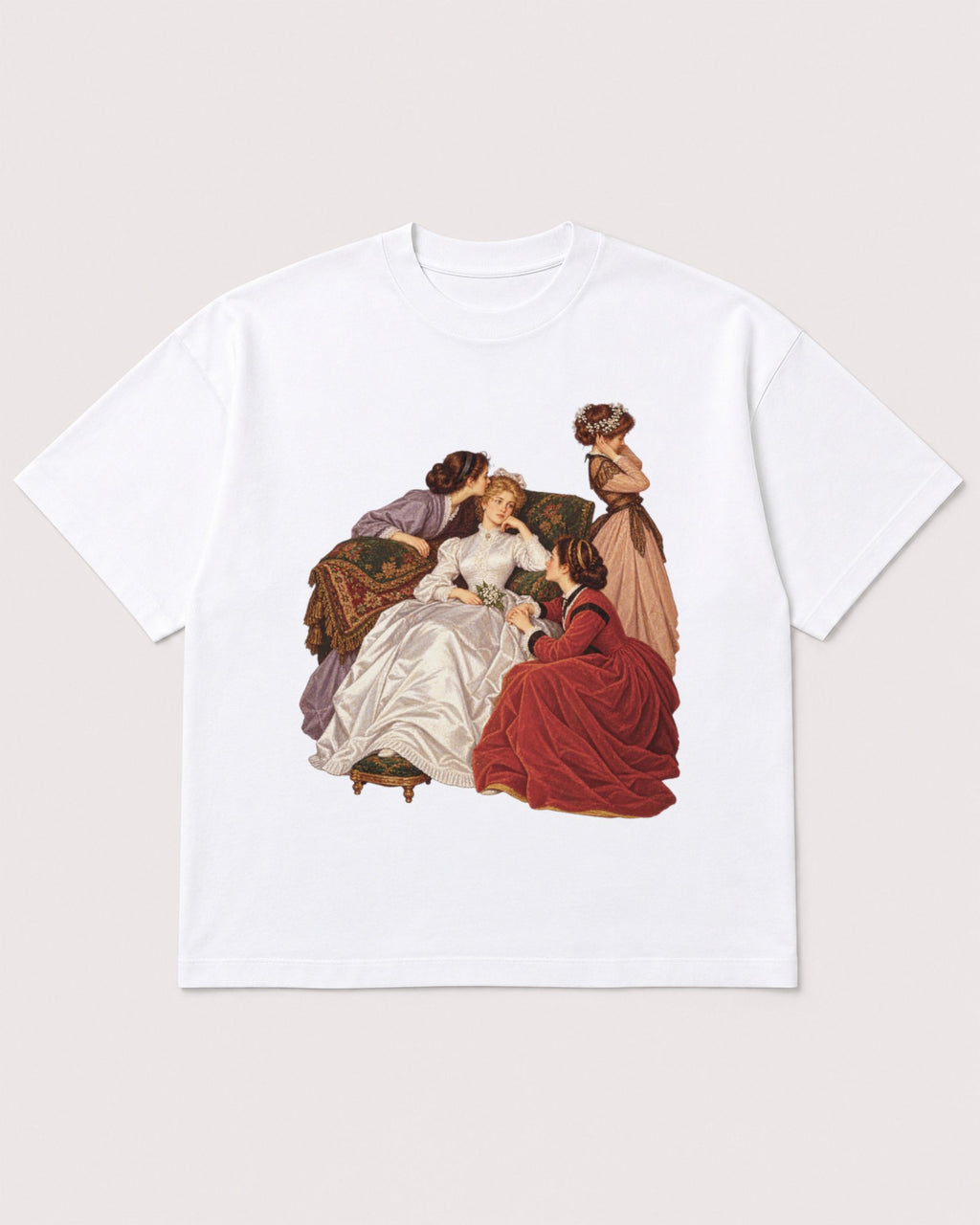 Mockup Boxy Heavyweight Tee White product