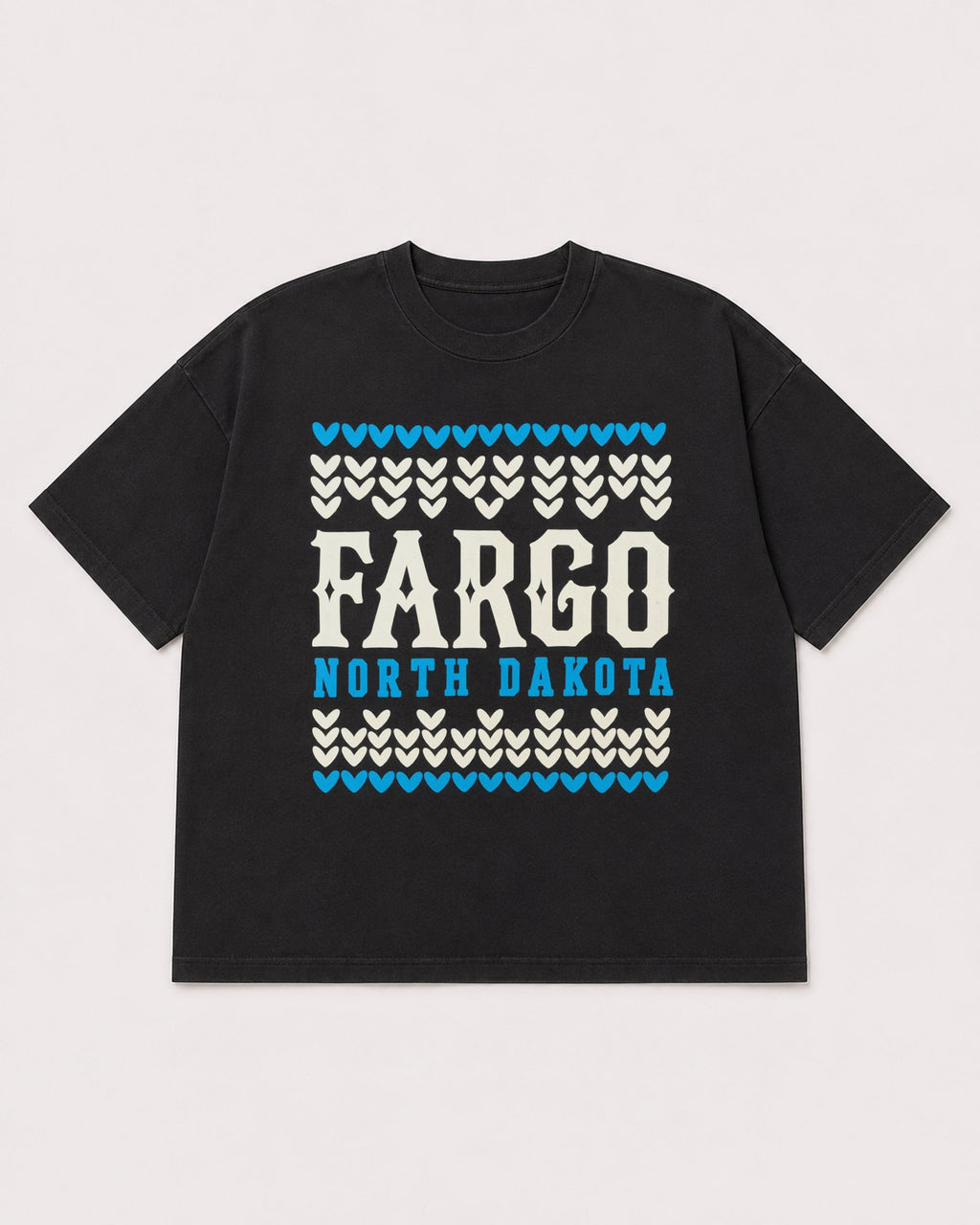Mockup Boxy Heavyweight Tee Black product