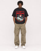 Mockup Boxy Heavyweight Tee Black male full-body 04