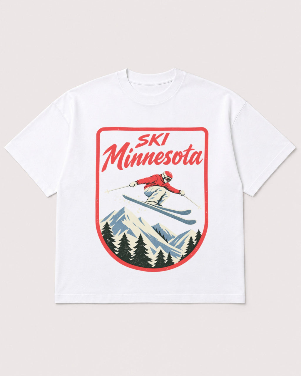 Mockup Boxy Heavyweight Tee White product
