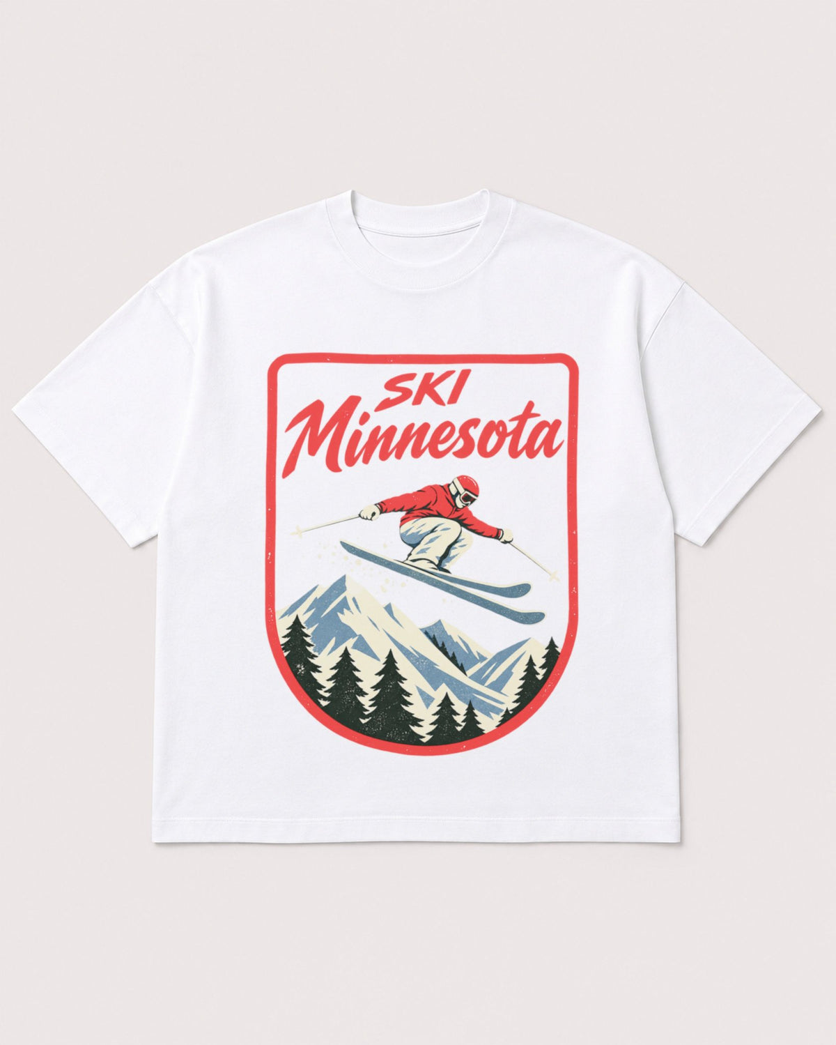 Mockup Boxy Heavyweight Tee White product