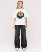 Mockup Boxy Heavyweight Tee White female full-body 08