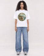Mockup Boxy Heavyweight Tee White female full-body 10