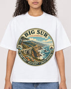 Mockup Boxy Heavyweight Tee White female close-up 10