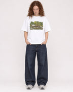 Mockup Boxy Heavyweight Tee White female full-body 09