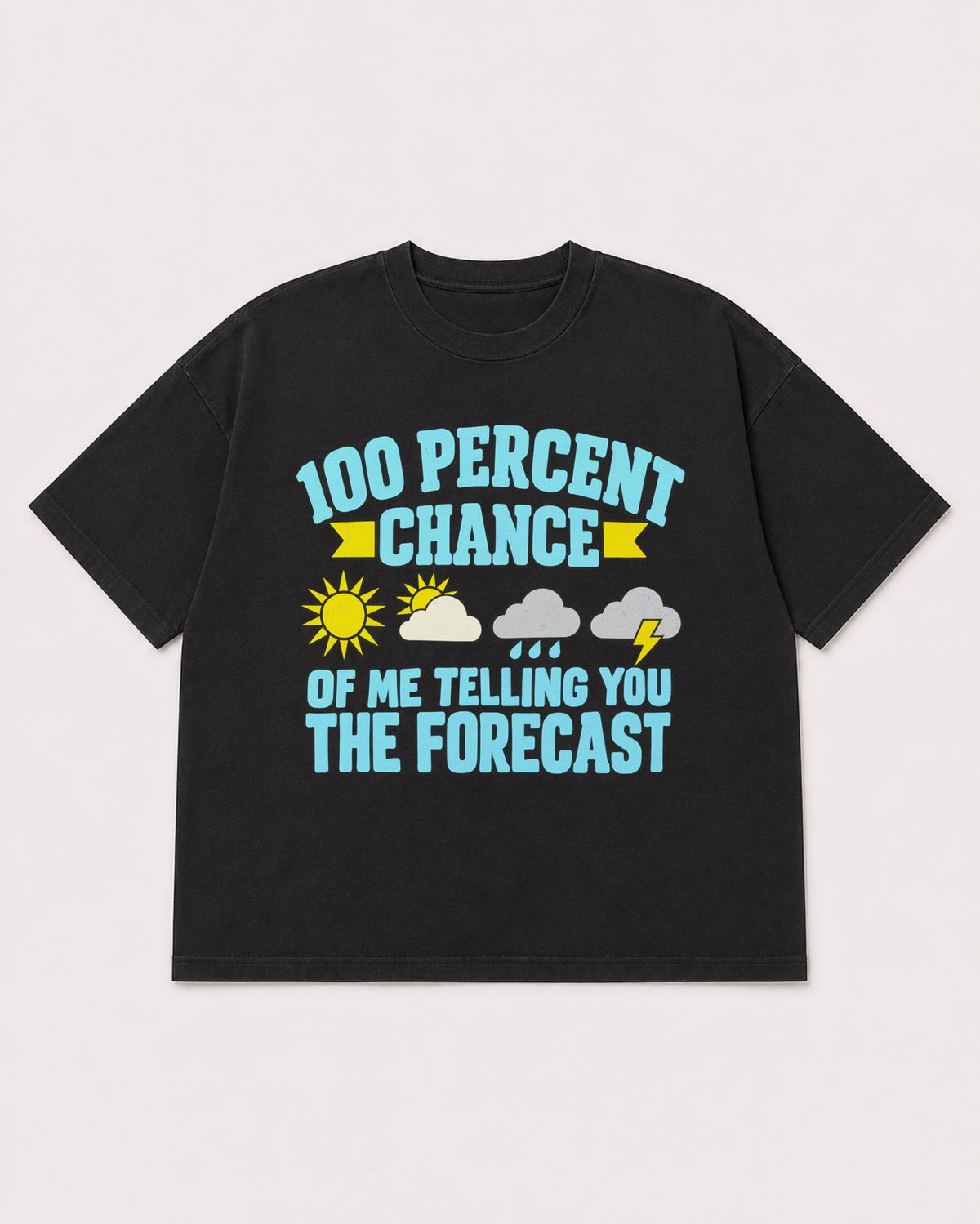 Mockup Boxy Heavyweight Tee Black product