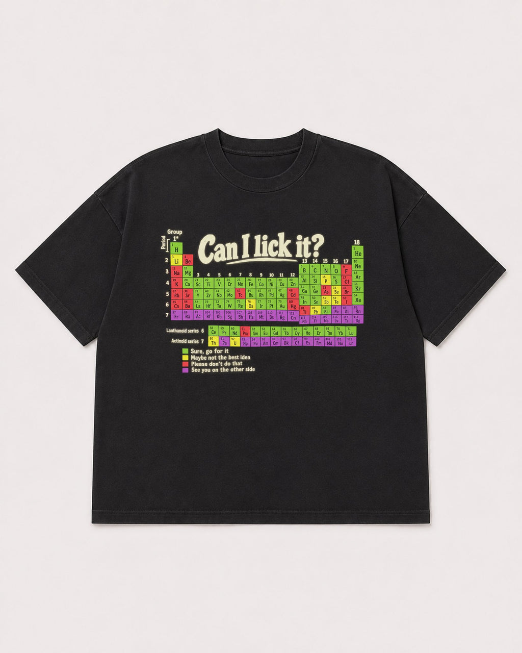 Mockup Boxy Heavyweight Tee Black product